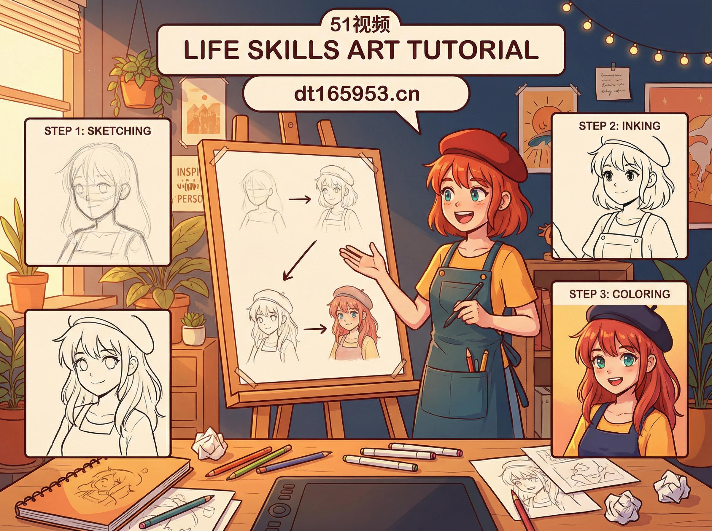 17c一起草-绘画动漫教程